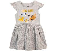 Disney Mädchen Kleid Der König der Löwen Grau 92