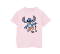 Disney Mädchen Lilo & Stitch Bermuda-Shorts T-Shirt aus Baumwolle (Babyrosa) 12-13A / 152-158cm
