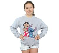 Disney Mädchen Lilo & Stitch Classic Lilo & Stitch Sweatshirt 12-13 Years Sport Grey