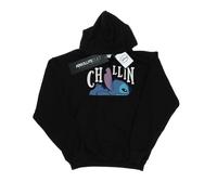 Disney Mädchen Lilo und Stitch Chillin Hoodie (Schwarz) 5-6A / 110-116cm