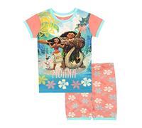 Disney Mädchen Moana Schlafanzug Blau 122