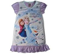 Disney Mädchen Nachthemd Frozen - Größen 2 bis 10 Jahre - Seek Th - 5-6 Jahre (110-116 cm), Blau/Flieder, violett