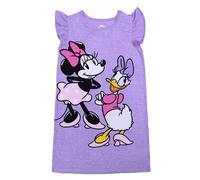 Disney Mädchen-Nachthemd, weicher und niedlicher Schlafanzug für Kinder, Minnie und Gänseblümchen, 8