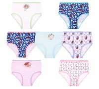 Disney Mädchen Prinzessin Ariel aus der kleinen Meerjungfrau 100% gekämmte Baumwolle Unterwäsche Höschen Größen 2/3t, 4t, 4, 6 und 8, 7er-Pack Ariel Live Action, 6