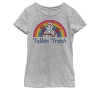 Disney Mädchen Toy Story 4 Talkin Trash T-shirt T-Shirt, Athletic Heather, XS