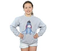 Disney Mädchen Winnie The Pooh Classic Eeyore Sweatshirt 9-11 Years Sport Grey