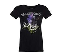 Disney Maleficent Damen-T-Shirt mit Gel-Print, Größe M