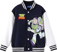 Disney Marvel Spider Man Bomberjacke, Toy Story, Cars, McQueen, Varsity-Cardigan, leichter Mantel, Druckknopf-Sweatshirts, 2-13 Jahre, Toy Buzz Lightyear-deep blue, 5-6 Jahre