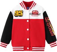 Disney Marvel Spider Man Bomberjacke, Toy Story Cars, McQueen, Varsity Cardigan, leichter Mantel, Druckknopf-Sweatshirts, 2-13 Jahre