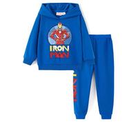 Disney Marvel Spider-Man Mickey Toy Story Cars Boy Pullover Hoodie & Jogger Pants Outfit-Set Sweatsuit Lounge Matching Set 2-9Y, Avengers Iron Man-blau, 4-5 Jahre