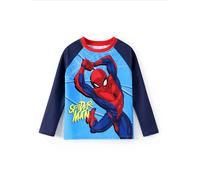 Disney Marvel Spiderman Stitch Rashguard-Shirt, Minnie Ariel, LSF 50, Schwimmshirt, Jungen/Mädchen, Surf-Schwimmanzug, Oberteil, Kinder-Bademode, 2-14 Jahre, Marvel Spiderman, blau, 4-5 Jahre