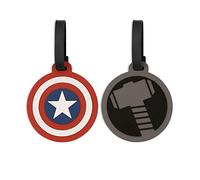 Disney Marvel Thor und Captain America Gepäckanhänger-Set, mehrfarbig, 2-teilig