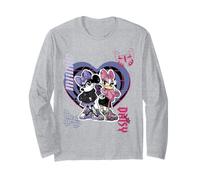 Disney Mickey And Friends Anime Style Daisy And Minnie Heart Langarmshirt