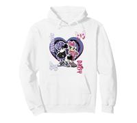 Disney Mickey And Friends Anime Style Daisy And Minnie Heart Pullover Hoodie