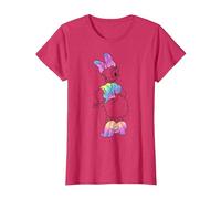 Disney Mickey And Friends Daisy Duck Tie Dye T-Shirt, Damen, Rot Meliert, XL