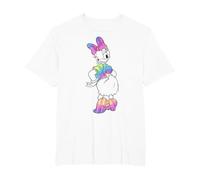 Disney Mickey And Friends Daisy Duck Tie Dye T-Shirt, Herren Große Größen, Weiß, 5X Tall