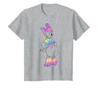 Disney Mickey And Friends Daisy Duck Tie Dye T-Shirt, Kinder, Grau Meliert, 128