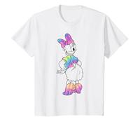 Disney Mickey And Friends Daisy Duck Tie Dye T-Shirt, Kinder, Weiß, 104