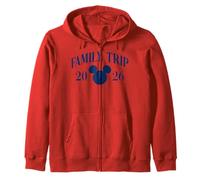 Disney Mickey And Friends Family Trip 2026 Blue Silhouette Kapuzenjacke