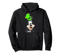 Disney Mickey And Friends Goofy Big Face Signature Pullover Hoodie