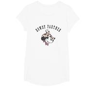 Disney Mickey And Friends Howdy Partner Cowboy Mickey Retro T-Shirt, Mädchen, Weiß, M