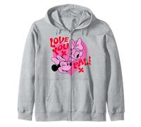 Disney Mickey And Friends Love You Pal Minnie & Daisy Heart Kapuzenjacke