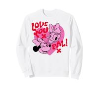 Disney Mickey And Friends Love You Pal Minnie & Daisy Heart Sweatshirt