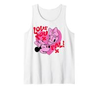 Disney Mickey And Friends Love You Pal Minnie & Daisy Heart Tank Top