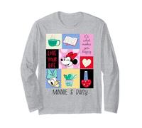 Disney Mickey And Friends Minnie & Daisy Love Your Life Langarmshirt