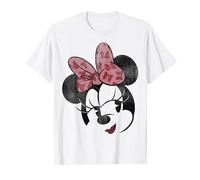 Disney Mickey And Friends Minnie Mouse Retro Big Face T-Shirt