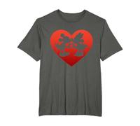 Disney Mickey and Minnie Heart Kiss T-Shirt