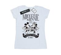 Disney - "Mickey And Minnie Mouse Great Pair" T-Shirt für Damen (Weiß) M