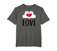 Disney Mickey and Minnie Mouse Heart Hands Love T-Shirt