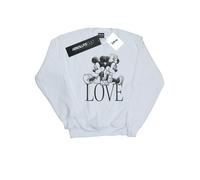 Disney - "Mickey And Minnie Mouse Love" Sweatshirt für Herren (Weiß) M