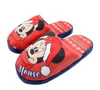 Disney Mickey Boy Slipper, bequeme Mickey Mouse Hausschuhe, ideal für Kinder, Komfort und Stil, Marine, 22