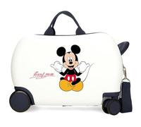 Disney Starrer Kinderkoffer, seitlicher Kombinationsverschluss, 4 Räder, Handgepäck aus ABS, einem Starren und leichten Material., Cheerlful, Kinderkoffer