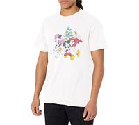 Disney Mickey Classic - MICKEY AND FRIENDS Men's Crew neck White S