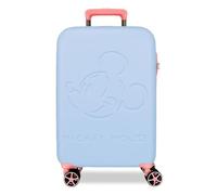 Disney Mickey Crazy Trip Kabinenkoffer, blau, 36 x 55 x 20 cm, starr, 2,5 kg, TSA-Verschluss, ABS, 2,5 kg, 39,6 l, Handgepäck, blau, Talla única, Kabinenkoffer