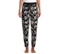 Disney Mickey Damen-Schlaf-Jogginghose, Größe S (37-39), Schwarz