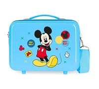 Disney Mickey Enjoy The Day Kulturbeutel, anpassbar, Blau, 29 x 21 x 15 cm, starr, ABS, 9,14 l, 0,84 kg