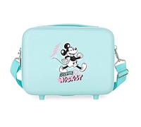 Disney Mickey Friendly Türkis Anpassungsfähiger Kulturbeutel 29 x 21 x 15 cm, starres ABS, 9,14 l, 0,8 kg