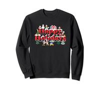 Disney Mickey & Friends Christmas Snow-Capped Happy Holidays Sweatshirt