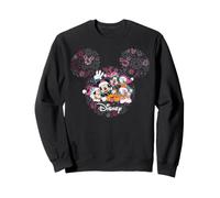Disney Mickey & Friends Holiday Pink Fireworks Christmas Sweatshirt