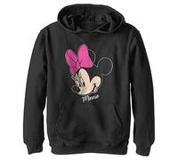 Disney Mickey & Friends - Minnie Big Face YTH Hoodie Black 5/6
