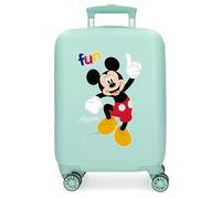 Disney Mickey Fun with Friends-Gepäck - Kindergepäck, Jungen, Friends-Handgepäck mit seitlichem Zahlenschloss und 4 Rädern ist aus ABS, einem stabilen und leichten Material.