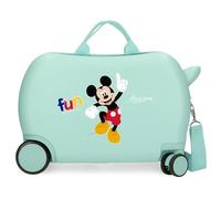 Joumma Disney Micky Fun with Friends, Kinderkoffer, Blau, 45 x 31 x 20 cm, Harter ABS-Kunststoff, 24,6 l, 1,8 kg, 4 Räder, Handgepäck, Handgepäck, blau, Kinderkoffer