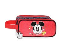 Disney Mickey Get Moving Federmäppchen Dreifach Mehrfarbig 22x10x9 cm Polyester, bunt, Dreifach-Etui