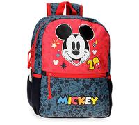 Disney Mickey Get Moving Schulrucksack Mehrfarbig 25 x 32 x 12 cm Polyester 9,6 l, bunt, Schulrucksack