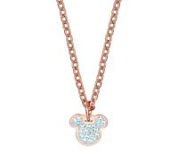 DISNEY Halskette Mickey Mouse Rosegold-Blau Edelstahl N600581PRQL-B.CS