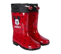Disney Mickey Maus Wasserdichte Stiefel Regenstiefel Gummistiefel für Kinder Größe 23